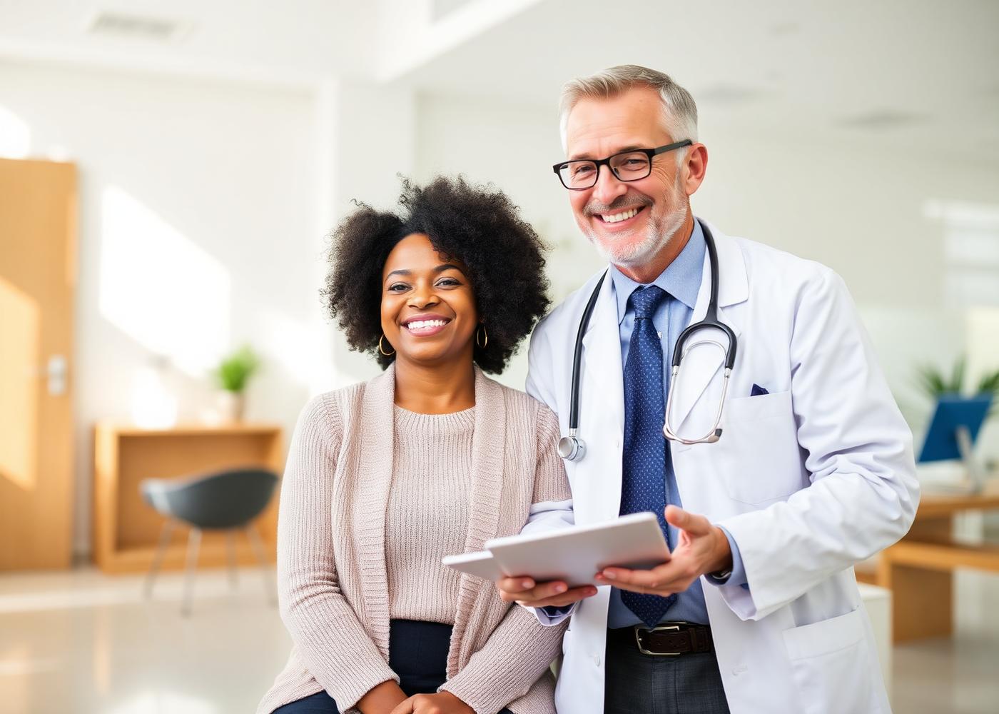 Doctor and patient
